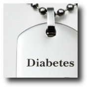 Diabetic health tag